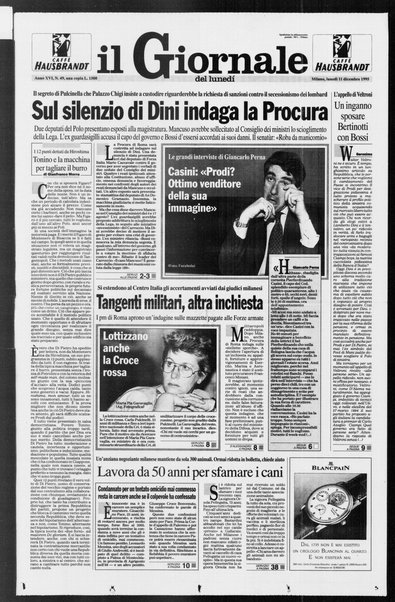 Il giornale del lunedi